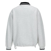 Preppy Collared Sweatshirt-streetwear-techwear