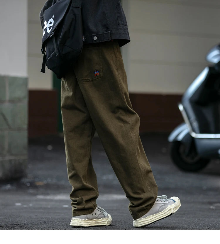 Relaxed Workwear Taper Pants-streetwear-techwear