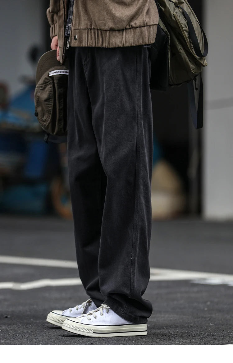 Relaxed Workwear Taper Pants-streetwear-techwear