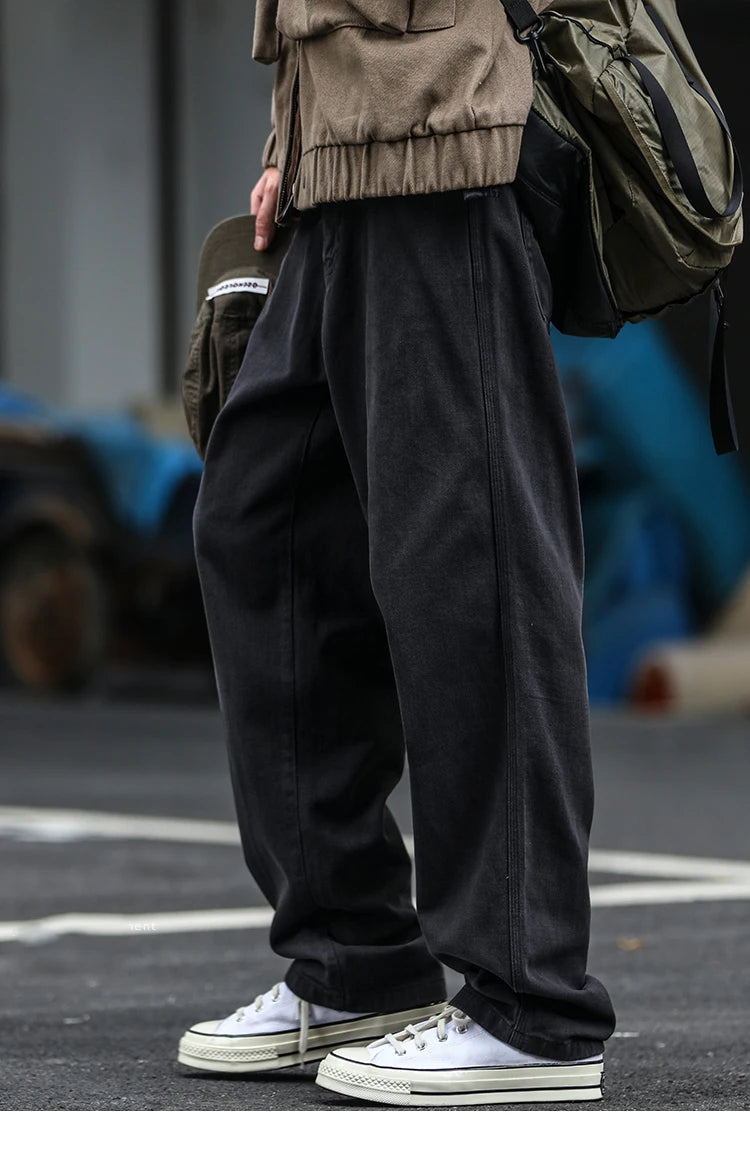 Relaxed Workwear Taper Pants-streetwear-techwear