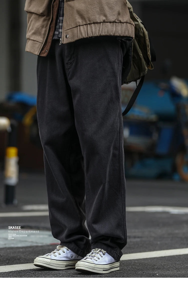 Relaxed Workwear Taper Pants-streetwear-techwear