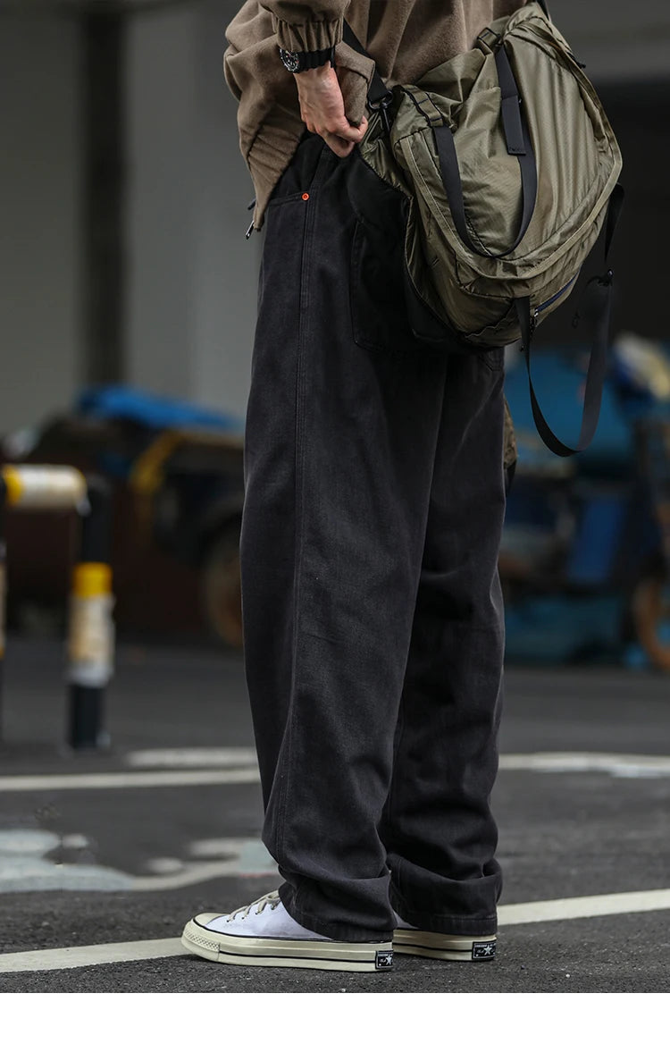 Relaxed Workwear Taper Pants-streetwear-techwear