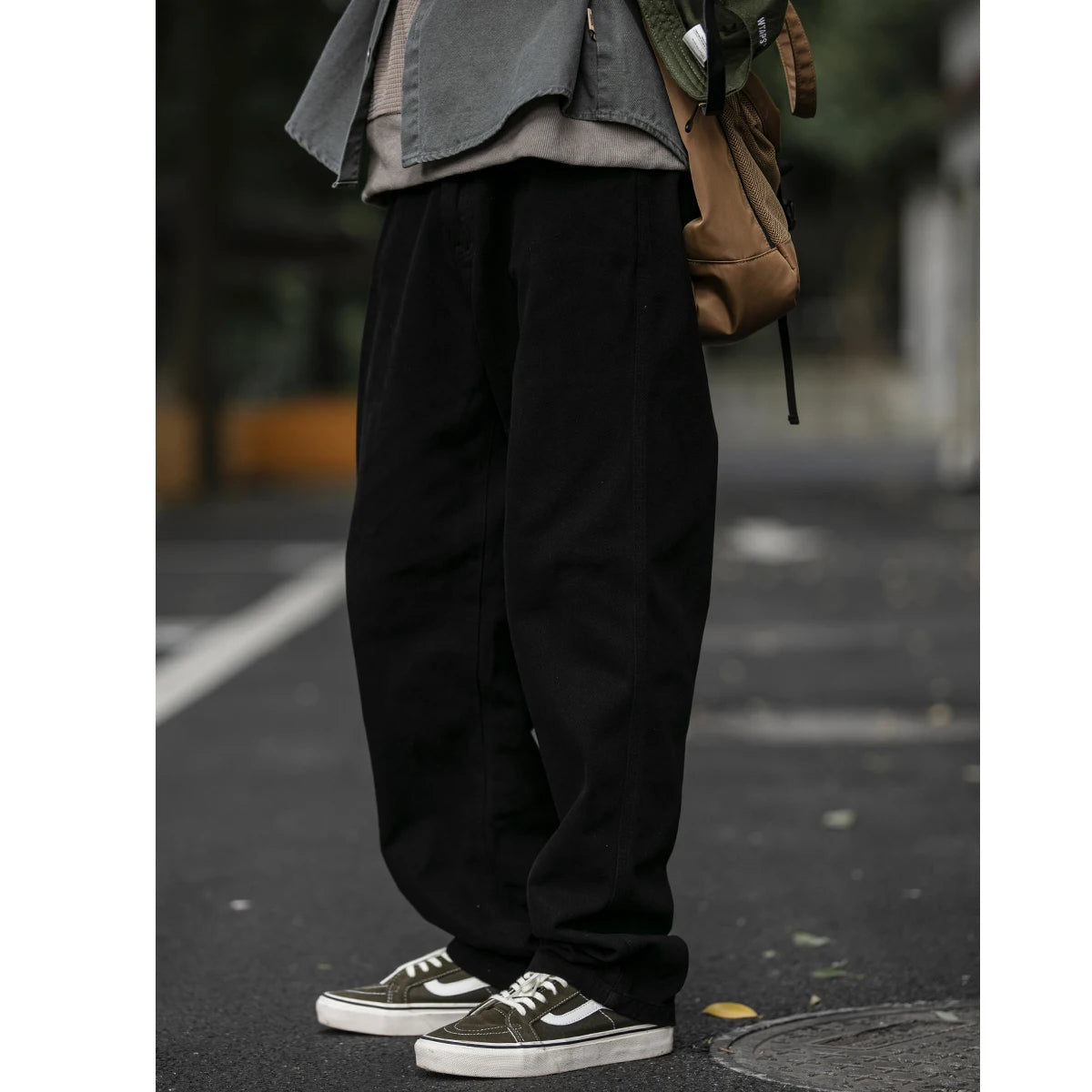 Relaxed Workwear Taper Pants-streetwear-techwear