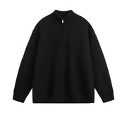 Rib Knit 1/4 Zip-streetwear-techwear