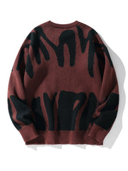 Shadow Drip Jacquard Jumper-streetwear-techwear