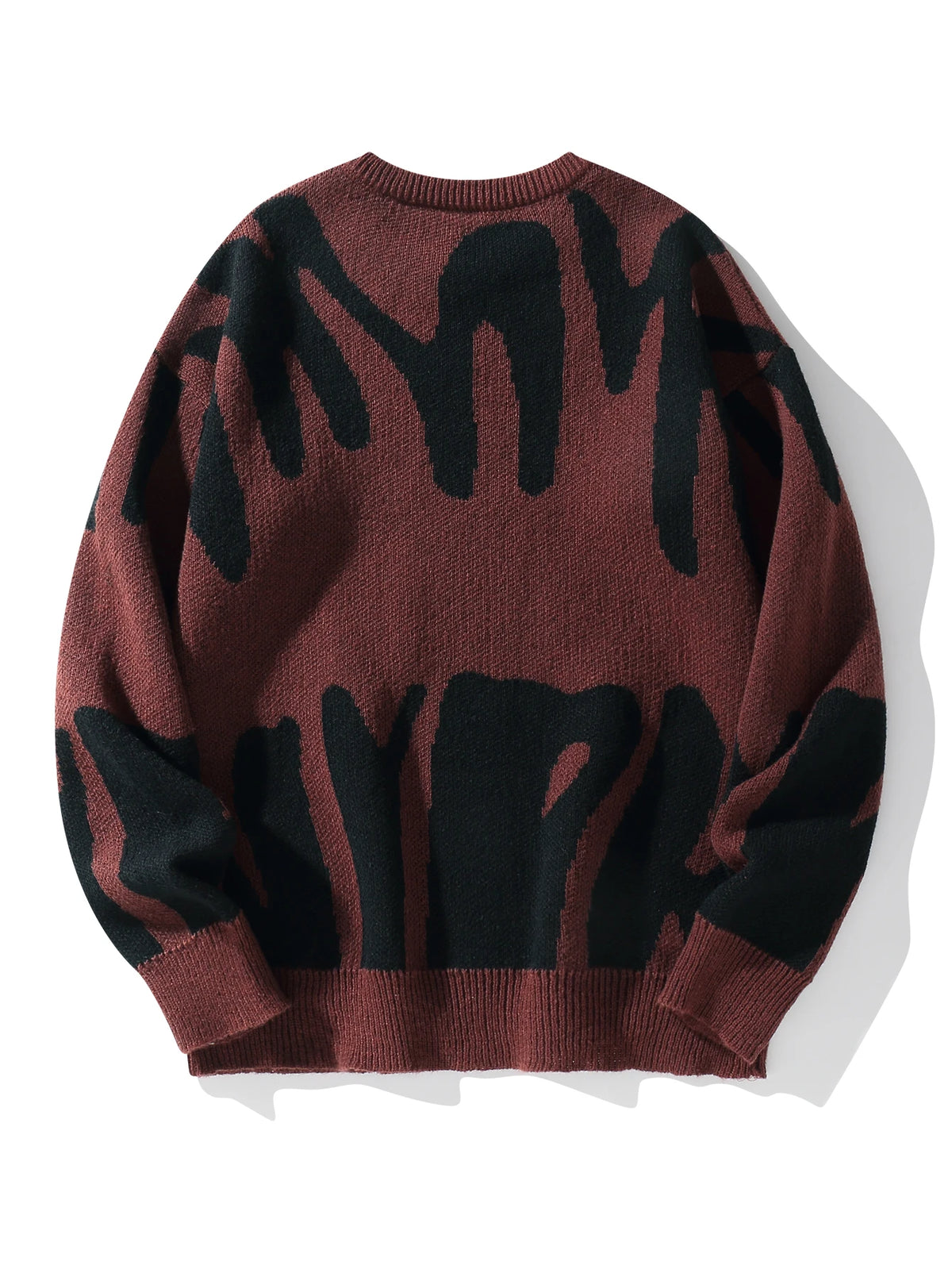 Shadow Drip Jacquard Jumper-streetwear-techwear