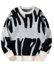 Shadow Drip Jacquard Jumper-streetwear-techwear