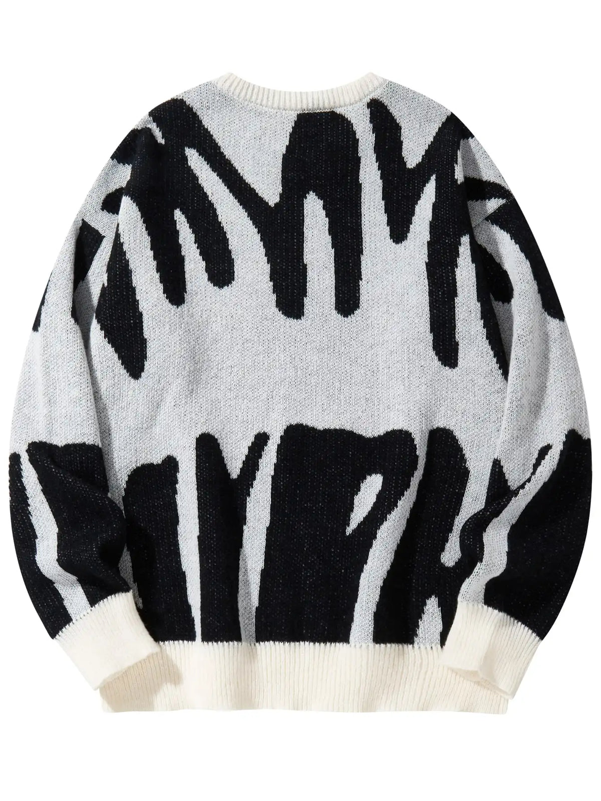 Shadow Drip Jacquard Jumper-streetwear-techwear