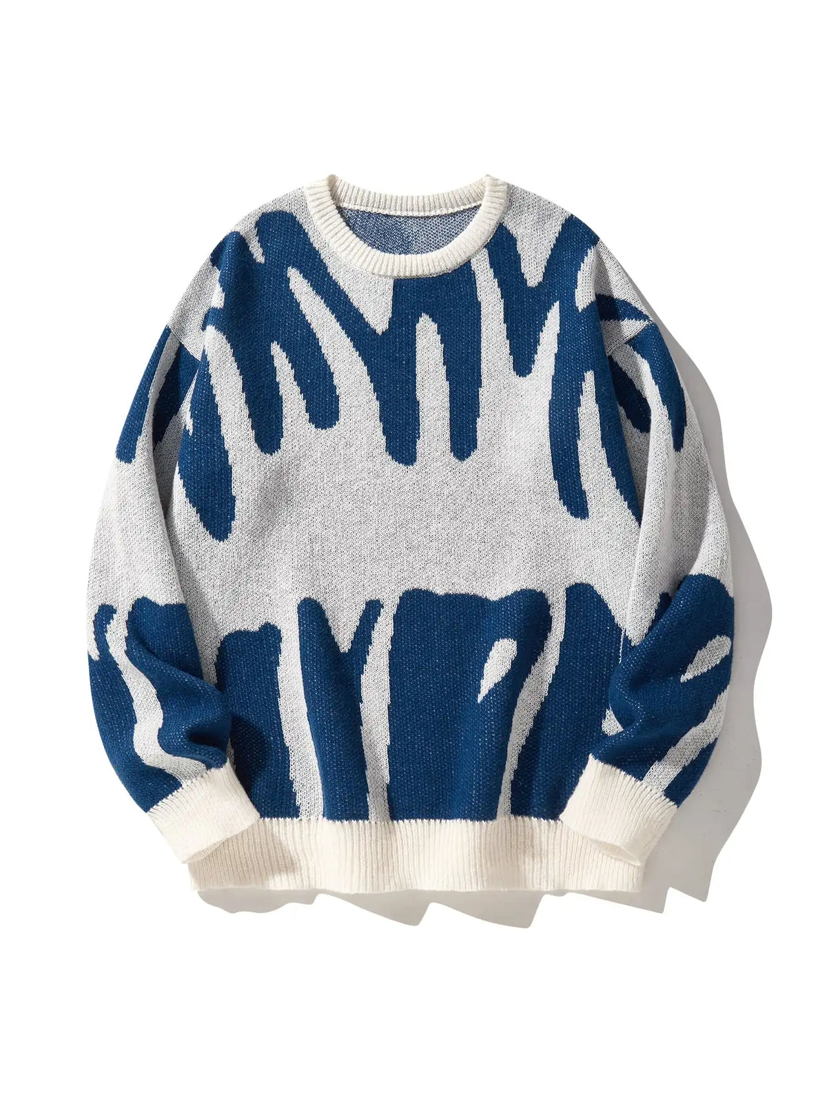 Shadow Drip Jacquard Jumper-streetwear-techwear