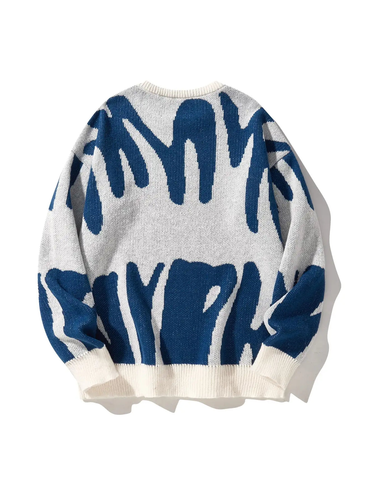 Shadow Drip Jacquard Jumper-streetwear-techwear