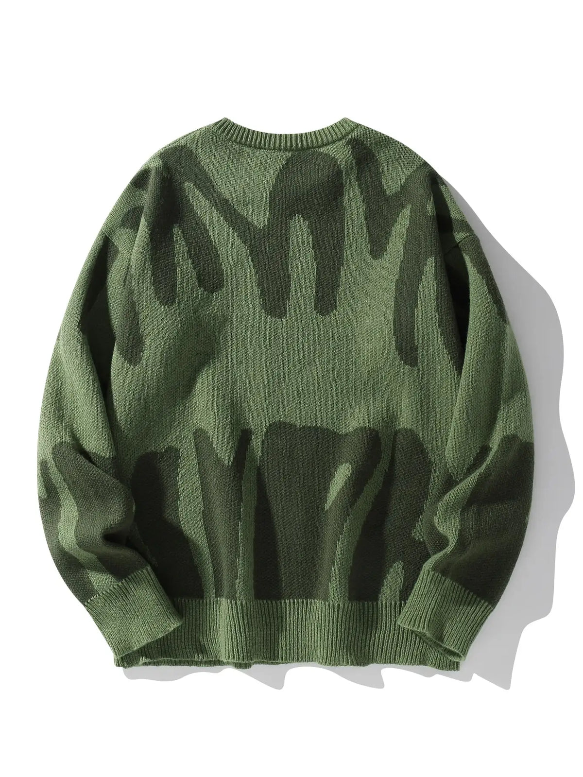 Shadow Drip Jacquard Jumper-streetwear-techwear