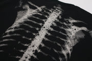 Skeleton X-Ray Graphic Long Sleeve-streetwear-techwear