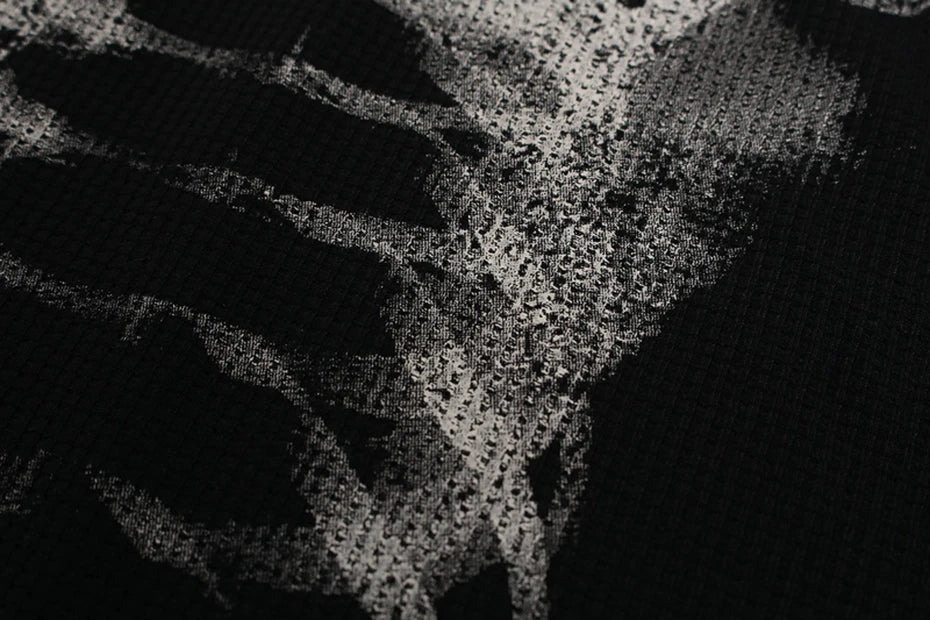 Skeleton X-Ray Graphic Long Sleeve-streetwear-techwear