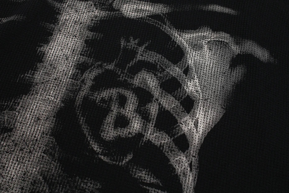 Skeleton X-Ray Graphic Long Sleeve-streetwear-techwear