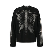 Skeleton X-Ray Graphic Long Sleeve-streetwear-techwear