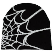 Spider Web Toque Beanie-streetwear-techwear
