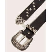 Star-studded Western Belt-streetwear-techwear