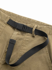 Straight Leg Utility Pants-streetwear-techwear