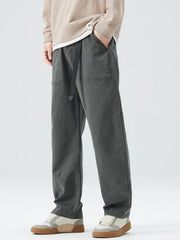 Straight Leg Utility Pants-streetwear-techwear