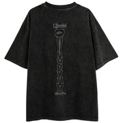 VANCARHELL Skeleton Ribcage T-Shirt-streetwear-techwear