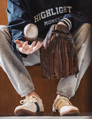 Vintage Style Baseball Sneakers-streetwear-techwear