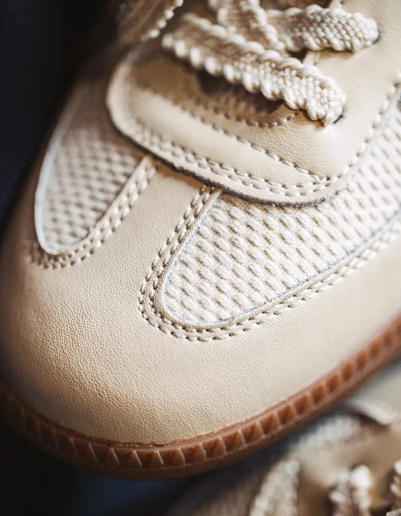 Vintage Style Baseball Sneakers-streetwear-techwear