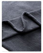Washed Mock Double Layer Long Sleeve T-Shirt-streetwear-techwear