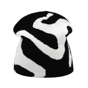 Wavy Y2K Graphic Toque Beanie-streetwear-techwear