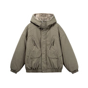 Workwear Fleece Hood Jacket-streetwear-techwear