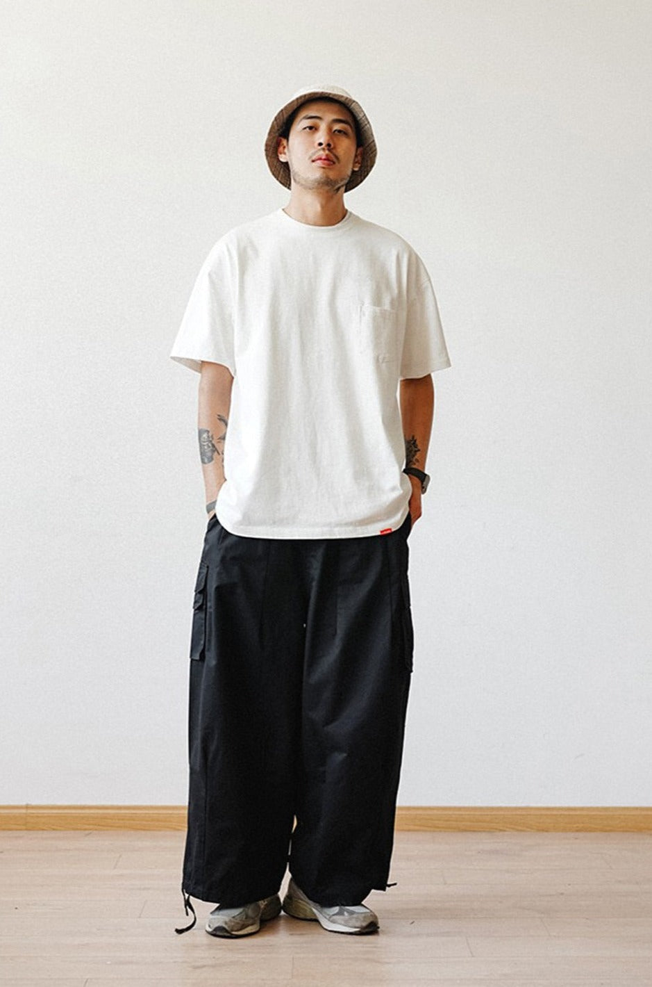 Cargo Parachute Pants-streetwear-techwear