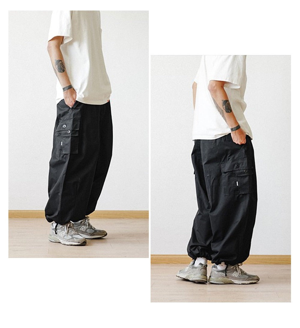Cargo Parachute Pants-streetwear-techwear