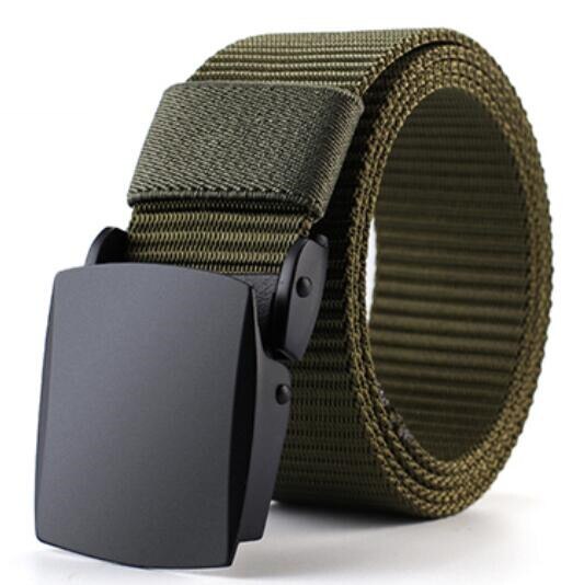 Premium Nylon Webbing Belt with Metal Buckle-streetwear-techwear