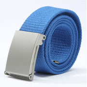Webbing Belt with Metal Buckle-streetwear-techwear
