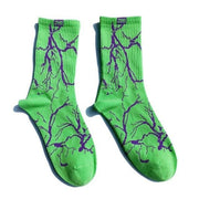 Lightning Bolt Socks-streetwear-techwear-street-style-mens-womens-fashion